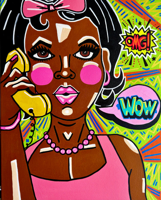 Call Me, Barbie Print