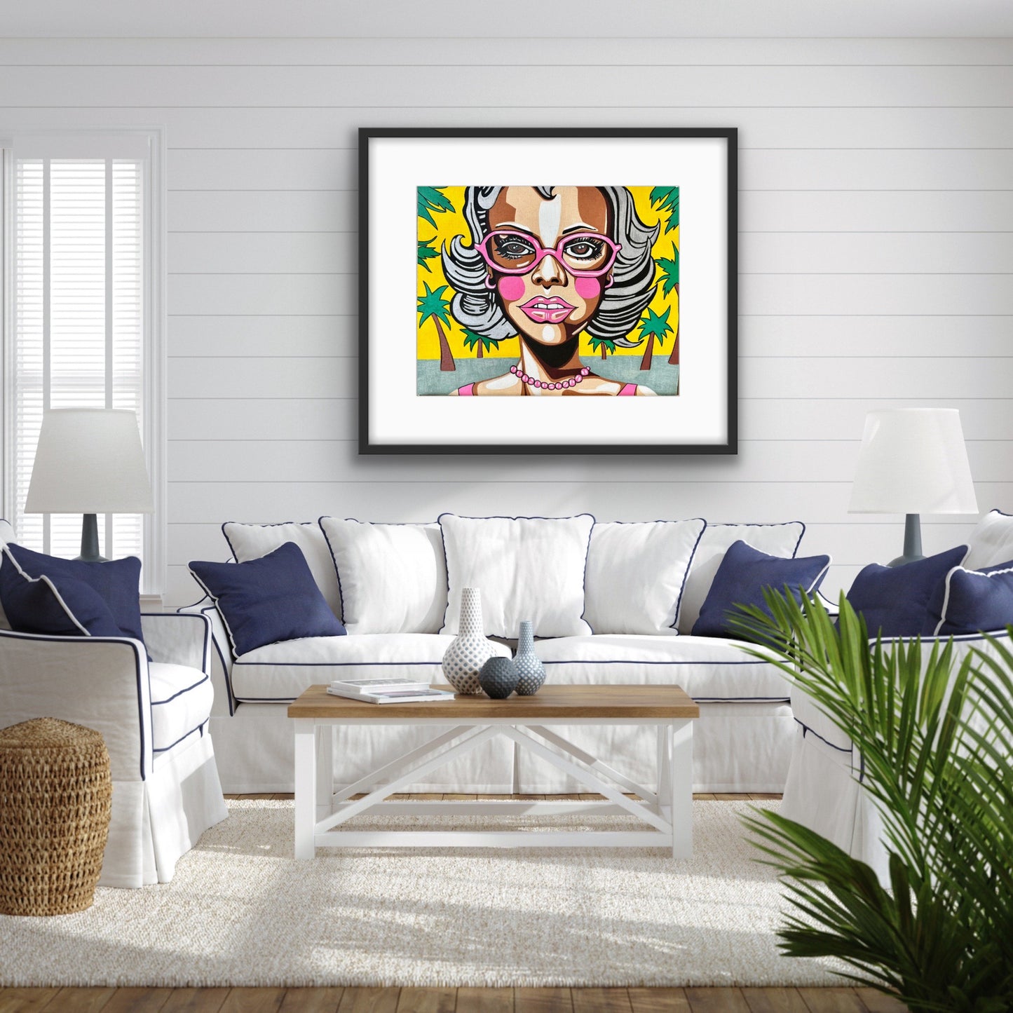 Barbie Under the Palms Print