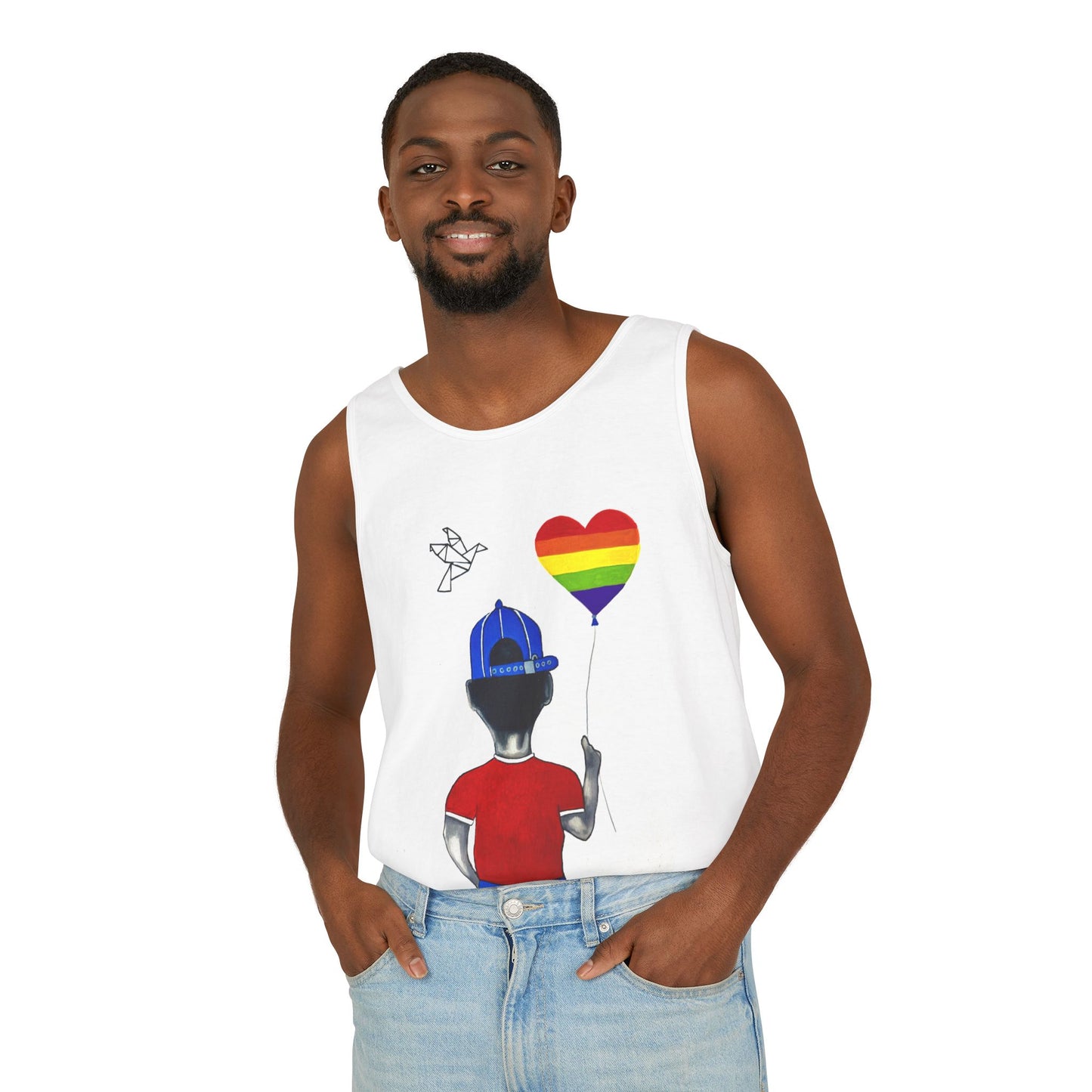Love Is Where the Heart Is Unisex Tank Top