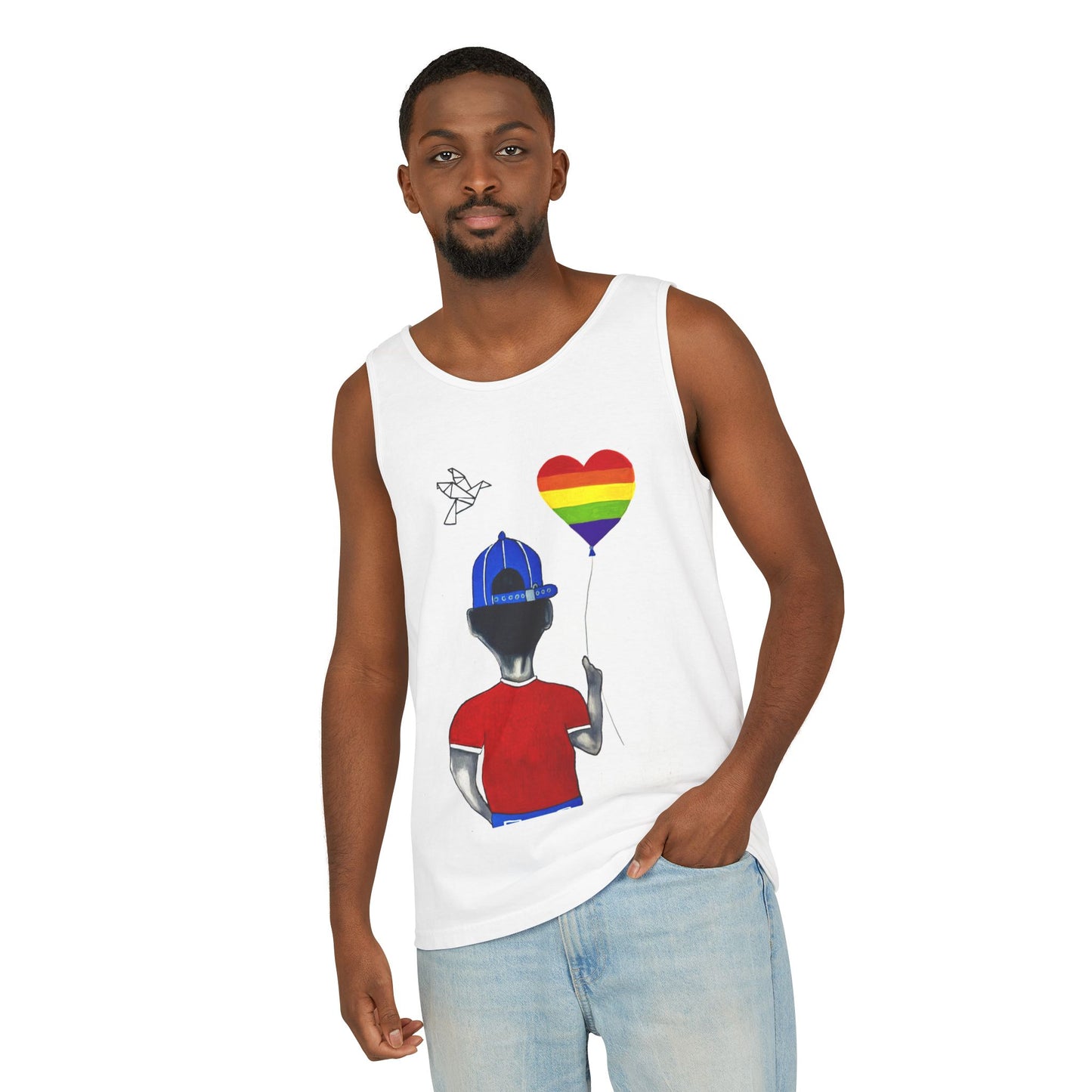 Love Is Where the Heart Is Unisex Tank Top