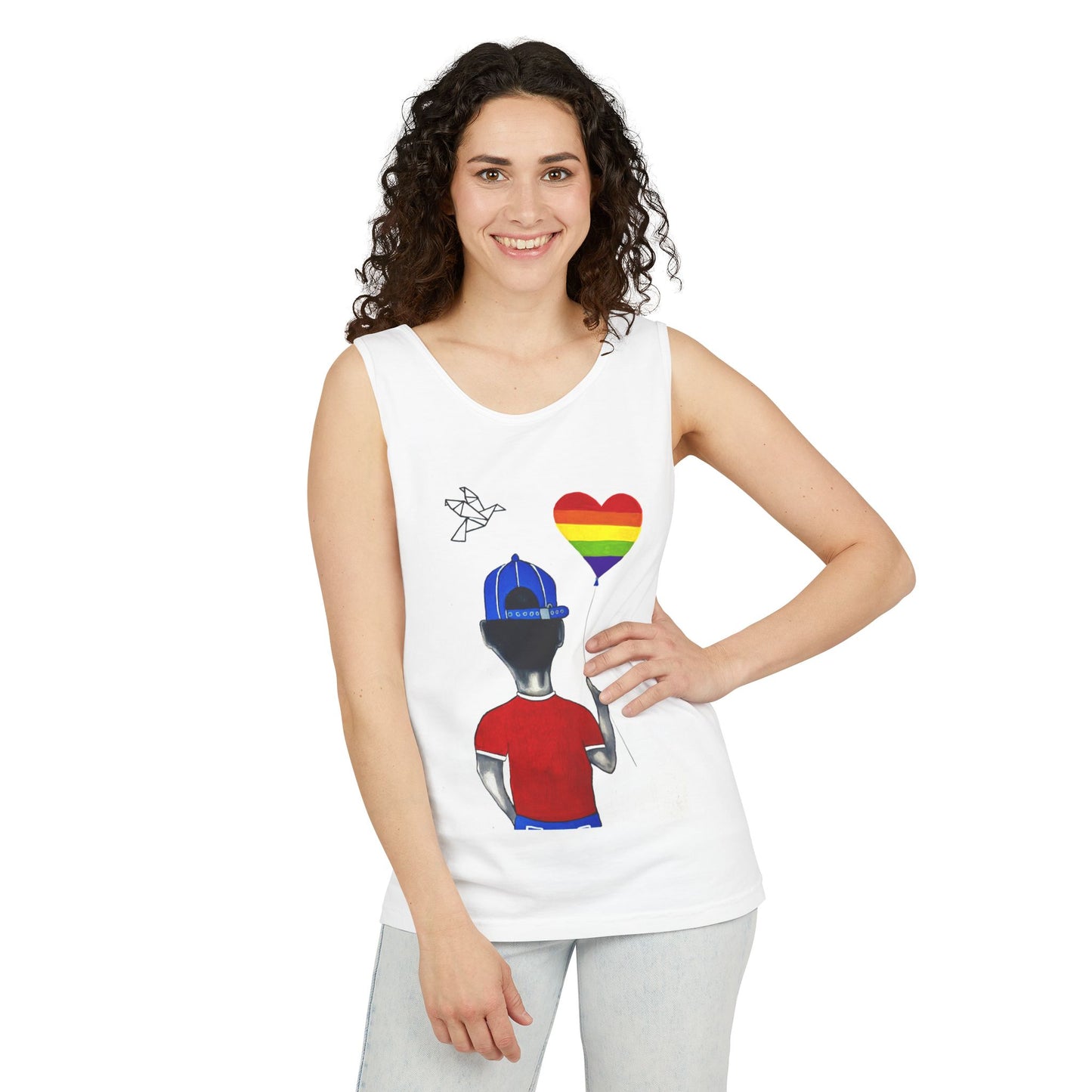 Love Is Where the Heart Is Unisex Tank Top