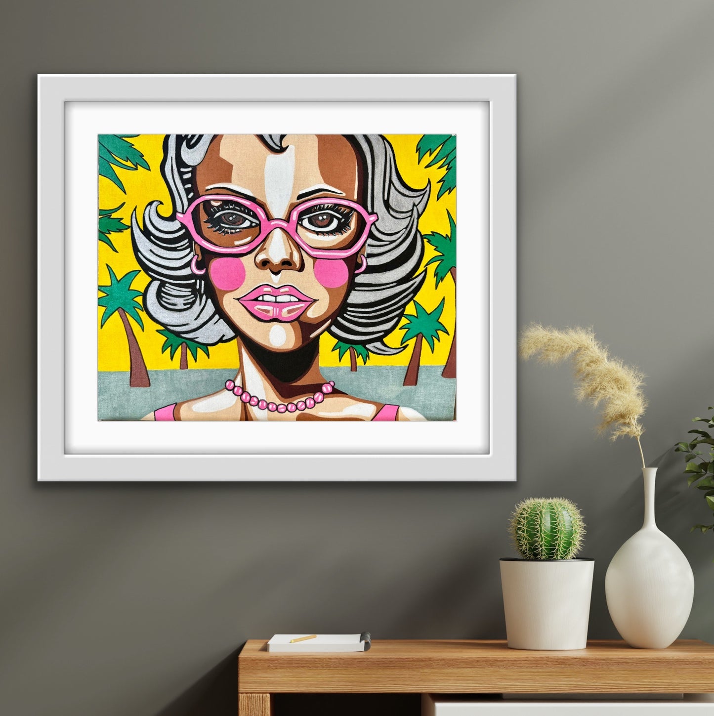 Barbie Under the Palms Print